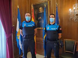 La Policía Local de Avilés incorpora dos nuevos subinspectores 