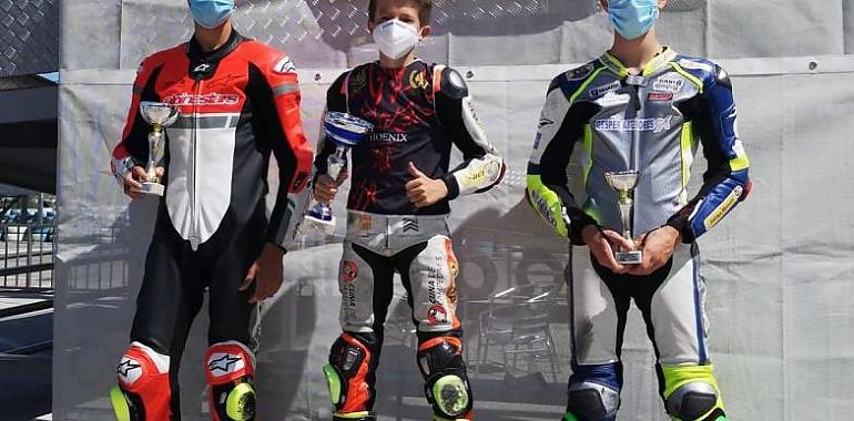 Adrián Fernández Murias, tercero en Villarcaryo, Campeonato de Castilla y León Supermotard 