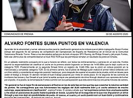 Álvaro Fontes suma puntos en Valencia