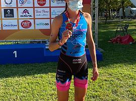  Paula Herrero, campeona de España de Triatlón élite distancia olímpica en Banyoles