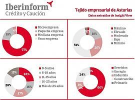 El 20% de las empresas asturianas está en riesgo máximo o elevado de impago