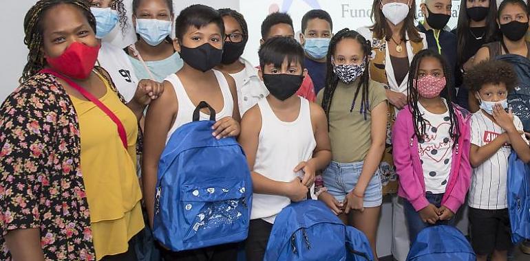 Equipamiento Caixa para la vuelta al cole de más de 600 menores vulnerables de Asturias 