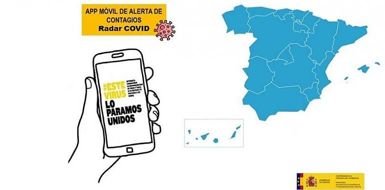 Asturias pide a la ciudadanía que use la app Radar Covid de alerta de contagios