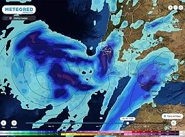 Una borrasca fría amenaza con intensas lluvias el fin de semana en Asturias