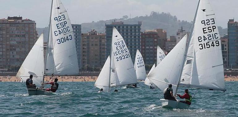 Última jornada del Trofeo de Verano de  Vela Ligera en Gijón