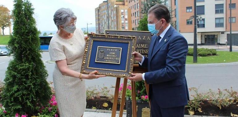 Oviedo honra con una plaza al fallecido Jaime Martínez González-Río