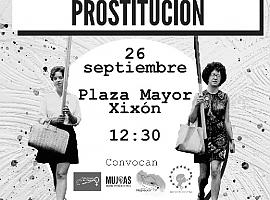 Concentración en Gijón por la abolición de la prostitución