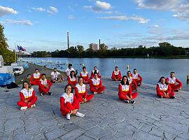 Debut inaugural de los 12 palistas de la selección española en el Europeo de Eslalon en Praga