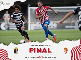 El Real Sporting sella con victoria el encuentro en Cartagonova