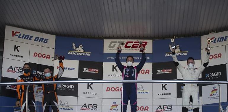 Guillermo Aso sube al podio del nacional en el Circuito de Jerez