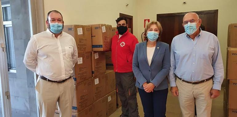 Delegación del Gobierno en Asturias distribuye 326.000 mascarillas entre ayuntamientos y entidades sociales 