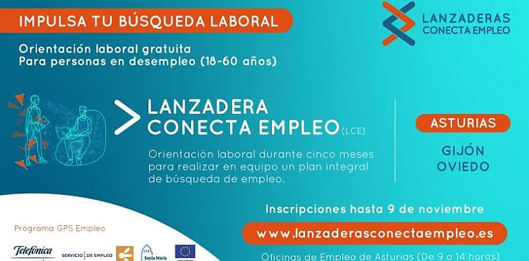Asturias contará en noviembre con dos nuevas  Lanzaderas Conecta Empleo 