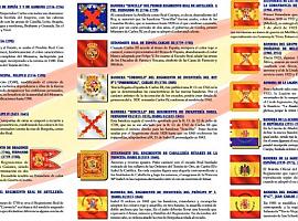 Exposición de Banderas históricas de España en Trascorrales