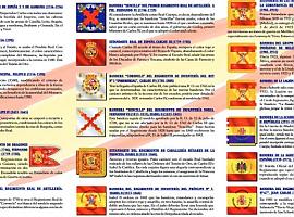 Exposición de Banderas históricas de España en Trascorrales