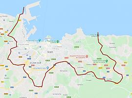 Mapa de los cierres perimetrales en Oviedo y Gijón