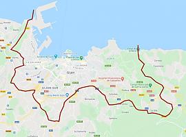 Mapa de los cierres perimetrales en Oviedo y Gijón