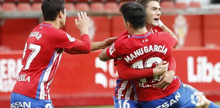 El Sporting rescata los puntos frente a la Ponferradina en El Molinón