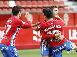 El Sporting rescata los puntos frente a la Ponferradina en El Molinón
