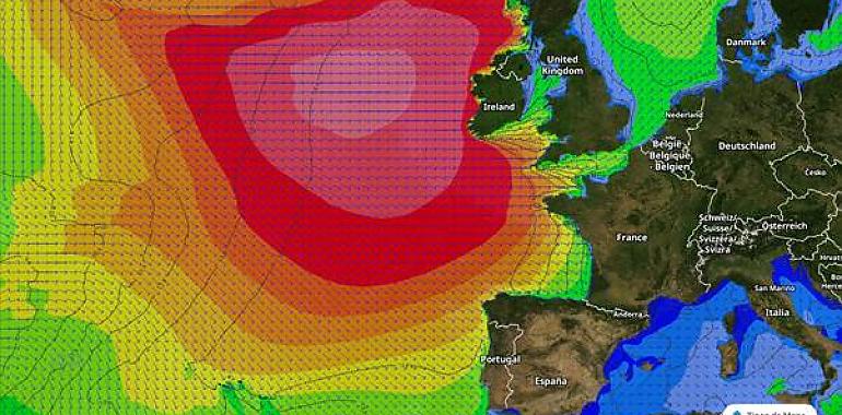 Superborrasca en el Atlántico Norte para despedir el mes de octubre