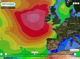 Superborrasca en el Atlántico Norte para despedir el mes de octubre