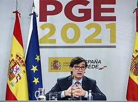 Los PGE para 2021 multiplican por más de diez la dotación del Ministerio de Sanidad