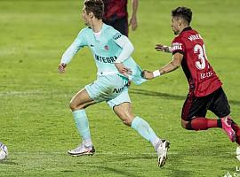 El Sporting perdió por 1-0 ante el Mirandés