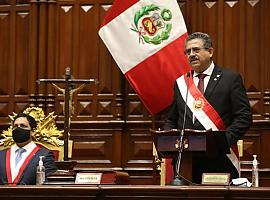 El nuevo presidente del Perú centrará su esfuerzo en la lucha contra la pandemia