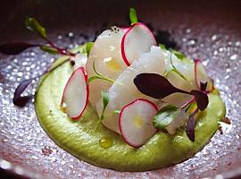 Una tapa elaborada por Liset Rubio, del “Secreto a Voces” (Oviedo) ganadora en el Aceituna Fest