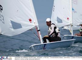 Los Alonso, en el podio de la Semana Olímpica Francesa a falta de la Medal Race 