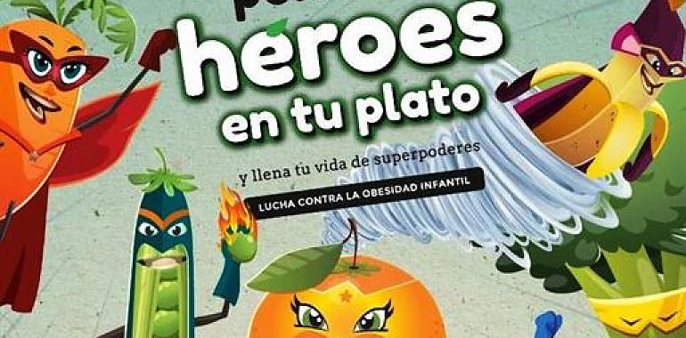 Héroes en tu plato busca combatir la obesidad infantil