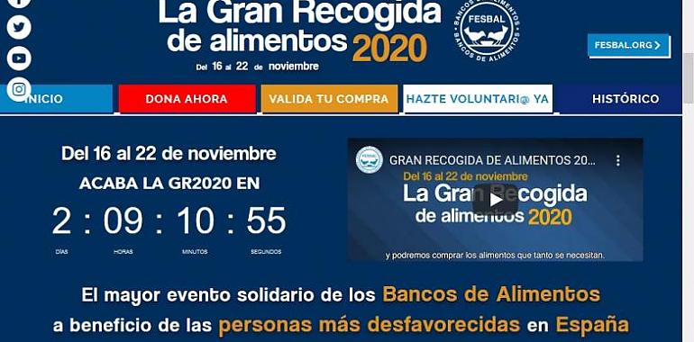 Banco de Alimentos Asturias recuerda que aún quedan dos días para donar 