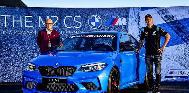 Tras 7 años de hegemonía de Marc Marquez, Fabio Quartararo gana el BMW M Award de MotoGP™