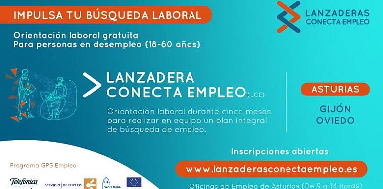 Últimas plazas para participar las  “Lanzaderas Conecta Empleo” de Oviedo y Gijón