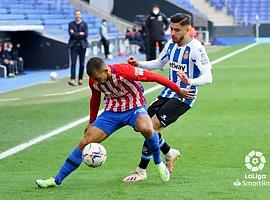 El Sporting mereciò un punto, pero marcha vacío de Cornellá