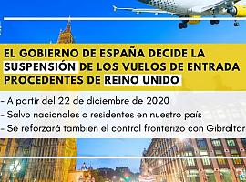 España suspende la entrada de viajeros procedentes del Reino Unido