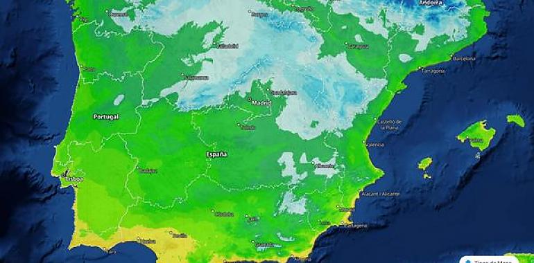 Frío, agua y nieve para la semana navideña