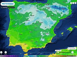 Frío, agua y nieve para la semana navideña