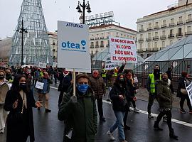 OTEA respaldó en Madrid la marcha hostelera en demanda de ayudas económicas