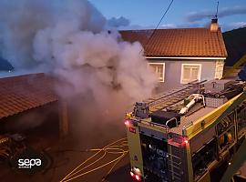 Sofocado el incendio de una cuadra en Vendón de Llanera