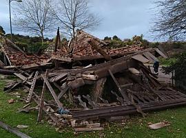 El temporal sigue causando estragos en Avilés