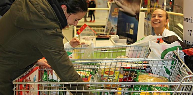 La Fundación Alimerka donó 171 toneladas de alimentos a la Cocina económica de Oviedo en 2020