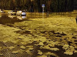  El temporal deja lluvia, granizo y viento por todo Avilés