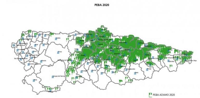 La expansión de la fibra óptica en Asturias llegará este año a más de 2.570 localidades