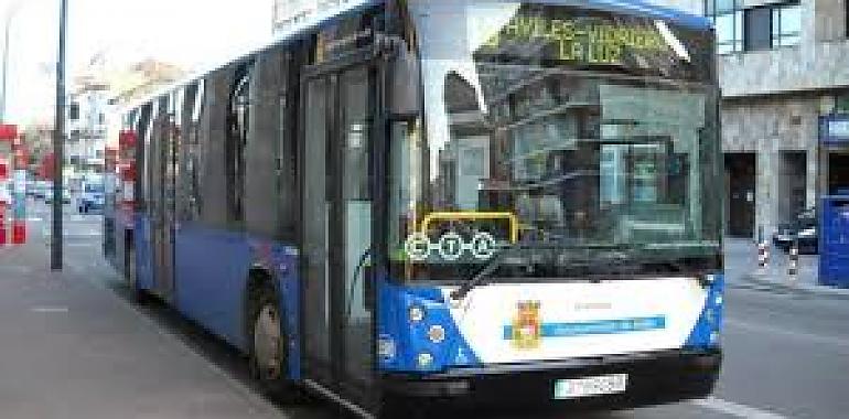  Declaraciones de la alcaldesa de Avilés sobre nuevo modelo de transporte en autobús