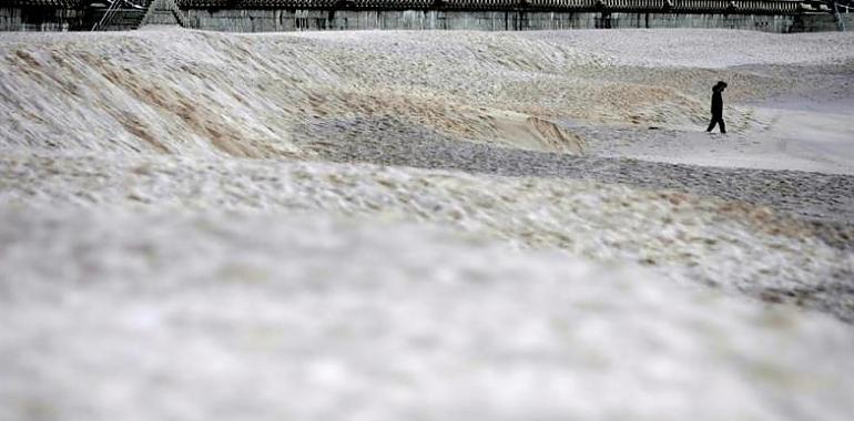 Asturias entre las once comunidades en alerta por los fuertes vientos y lluvias que trae Karim