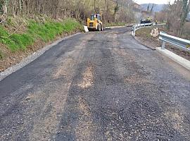 Reparadas dos carreteras en Teverga con una inversión de 73.881 euros