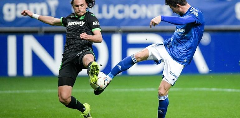 El Real Oviedo cae, con uno menos, ante el Leganés