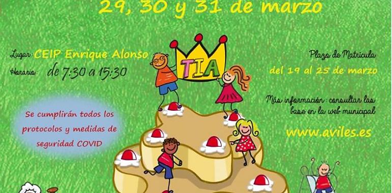  Mañana se abre el plazo de inscripción en los Talleres Infantiles de Avilés (TIA) de Semana Santa 