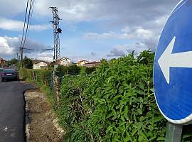  Se culmina la mejora de la carretera de la Cruz de Illas, en Castrillón, cuya titularidad se cederá al Ayuntamiento