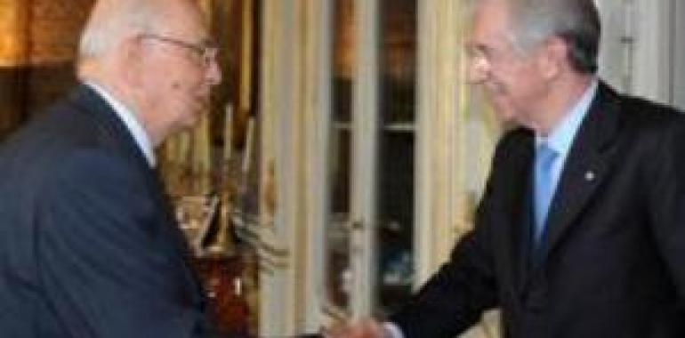 El presidente de Italia encarga a Mario Monti formar Gobierno